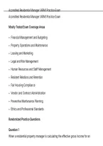 Accredited Residential Manager &lpar;ARM&rpar; Practice Exam QUESTIONS AND CORRECT ANSWERS WITH DETAILED RATIONALES&period;pdf&NewLine;&NewLine;