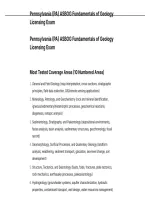 Pennsylvania &lpar;PA&rpar; ASBOG Fundamentals of Geology Licensing Exam