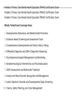 Pediatric Primary Care Mental Health Specialist &lpar;PMHS&rpar; Certification Exam QUESTIONS AND CORRECT ANSWERS WITH DETAILED RATIONALES&period;pdf&NewLine;&NewLine;