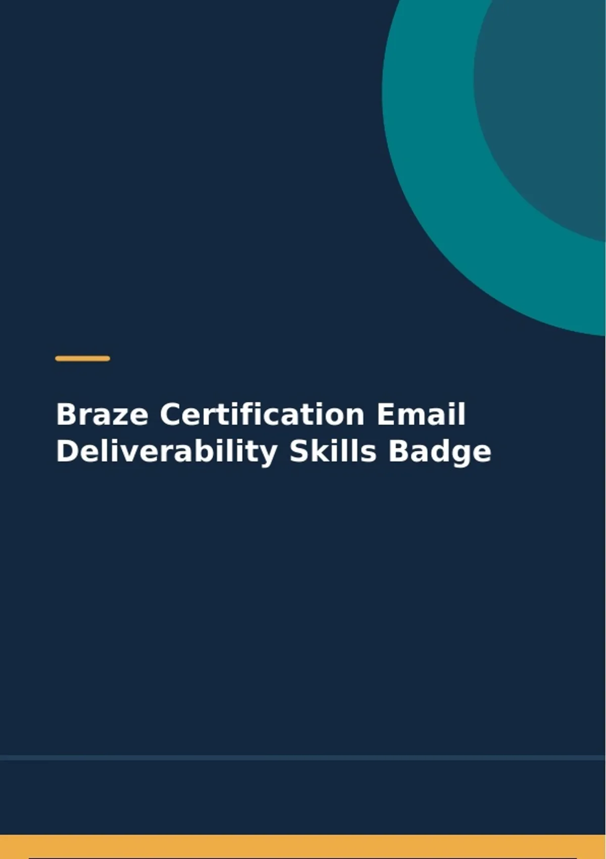 Material Cert Example Braze Certification Email Deliverability Skills Badge - Practice Exam ...