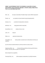 Nmnc 1110 Introduction To Nursing Concepts Exam 2 Questions And Answers 2026&sol;2027 &vert; Study Guide&comma; Practice Test & Exam Preparation
