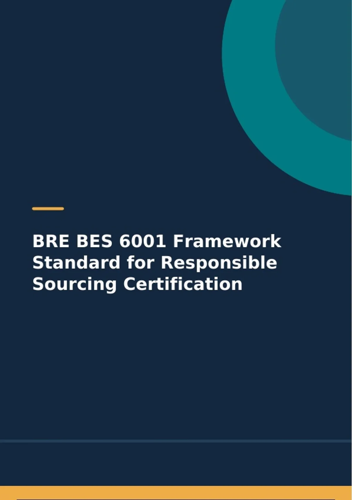 Material Cert Example BRE BES 6001 Framework Standard for Responsible Sourcing Certification ...