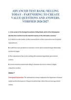 Selling Today Exam Bundle Questions With Verified Answers