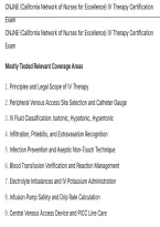 CNJNE &lpar;California Network of Nurses for Excellence&rpar; IV Therapy Certification Exam QUESTIONS AND CORRECT ANSWERS WITH DETAILED RATIONALES&period;pdf&NewLine;&NewLine;