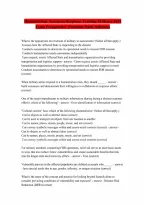 Humanitarian Assistance Response Training 95 Hrs JKO Exam with correct Answers