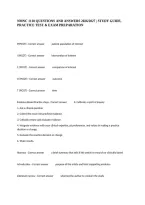 Nmnc 1110 Questions And Answers 2026&sol;2027 &vert; Study Guide&comma; Practice Test & Exam Preparation