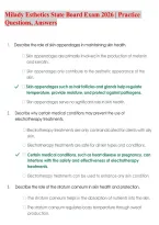Milady Esthetics State Board Exam 2026 &vert; Practice&NewLine;Questions&comma; Answers