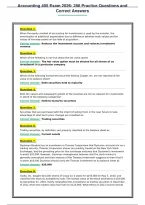 Accounting 405 Exam 2026&colon; 286 Practice Questions and&NewLine;Correct Answers