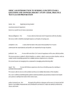 Nmnc 1110 Introduction To Nursing Concepts Exam 1 Questions And Answers 2026&sol;2027 &vert; Study Guide&comma; Practice Test & Exam Preparation