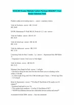 NUR 283 Exams Questions and Answers Multiple Updates 20262027 Complete and Accurate 100 Correct Answers Verified A Graded