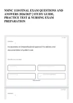 Nmnc 1110 Final Exam Questions And Answers 2026&sol;2027 &vert; Study Guide&comma; Practice Test & Nursing Exam Preparation