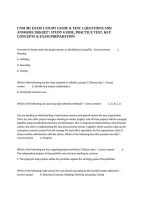 Cnm 381 Exam 1 Study Guide & Test 2 Questions And Answers 2026&sol;2027 &vert; Study Guide&comma; Practice Test&comma; Key Concepts & Exam Preparation