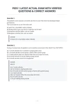 Peds 1 Latest Actual Exam With Verified&NewLine;Questions & Correct Answers&NewLine;