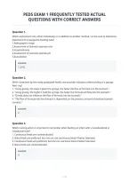 Peds Exam 1 Frequently Tested Actual&NewLine;Questions With Correct Answers&NewLine;