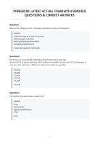 Peregrine Latest Actual Exam With Verified&NewLine;Questions & Correct Answers