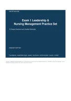 Galen NUR 282 Exam 1 &vert; 75 Questions&comma; Answers & Detailed Rationales &vert; Leadership & Nursing Management 2026&sol;2027