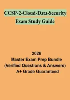 CCSP Domain 2 Cloud Data Security Exam Study Guide &vert; ISC2 Certification Prep and Practice Questions