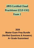 AWS Certified Cloud Practitioner CLF-C02 Exam 2 &vert; Practice Questions&comma; Study Guide and Certification Prep