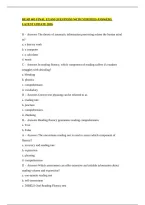 Read 605 Final Exam Questions With Verified Answers Latest Update 2026
