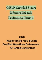 CSSLP Certified Secure Software Lifecycle Professional Exam 1 &vert; ISC2 Study Guide and Practice Questions