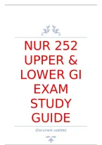 NUR 252 mixed exams with correct answers -study guides