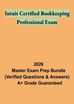 Intuit Certified Bookkeeping Professional Exam &vert; Practice Questions&comma; Study Guide and Certification Prep