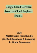 Google Cloud Certified Associate Cloud Engineer Exam 3 &vert; GCP Practice Questions and Certification Study Guide