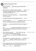 FAA Part 107 Test Cram Sheet &lpar;Remote Pilot Knowledge Test Quick Reference&rpar;