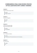 Scribeamerica Final Exam Review Updated&NewLine;Actual Questions With Correct Answers