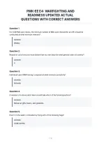 Pmk-Ee E4&colon; Warfighting And&NewLine;Readiness Updated Actual&NewLine;Questions With Correct Answers