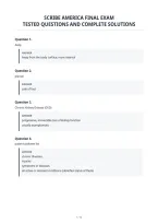 Scribe America Final Exam&NewLine;Tested Questions And Complete Solutions&NewLine;