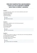 Pmk-Ee E5 Warfighting And Readiness&NewLine;Latest Actual Exam With Verified&NewLine;Questions & Correct Answers&NewLine;