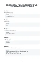 Scribe America Final Exam Questions With&NewLine;Verified Answers Latest Update