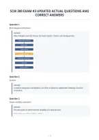 Scm 300 Exam &num;3 Updated Actual Questions And&NewLine;Correct Answers