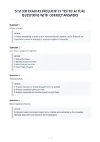Scm 300 Exam &num;3 Frequently Tested Actual&NewLine;Questions With Correct Answer