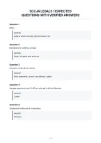 Sccja Legals 1 Expected&NewLine;Questions With Verified Answers