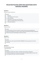 Polestar Pilates Expected Questions With&NewLine;Verified Answers