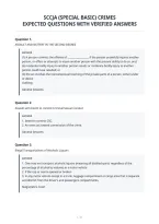 Sccja &lpar;Special Basic&rpar; Crimes&NewLine;Expected Questions With Verified Answers