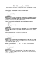 HESI A2 Chemistry Exam Chemical Reactions Atomic Structure Actual 2026&sol;2027 with Detailed Rationales &vert; Complete Exam-Style Questions &vert; Pass Guaranteed &ndash; A&plus; Graded&NewLine;&NewLine;