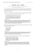 NURS 5463 Exam 1 Clinical Documentation Diagnostic Reasoning Actual 2026&sol;2027 with Detailed Rationales &vert; Complete Exam-Style Questions &vert; Pass Guaranteed &ndash; A&plus; Graded&NewLine;&NewLine;