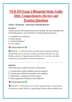 NUR 529 Exam 2 Blueprint Study Guide &NewLine;2026&colon; Comprehensive Review and &NewLine;Practice Questions 