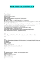 Mock NBDHE Case Studies 1-16