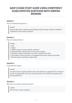 Qasp-S Exam Study Guide Using Competency&NewLine;Guide Expected Questions With Verified&NewLine;Answers