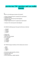 practice test 750&plus; questions and case studies NBDHE