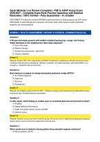 Sarah Michelle Live Review &lpar;Complete&rpar; &vert; FNP & AGNP Actual Exam 2026&sol;2027 &ndash; Complete Exam-Style Questions with Detailed Rationales &vert; 100&percnt; Verified &ndash; Pass Guaranteed &ndash; A&plus; Graded