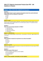 WGU C777 Objective Assessment Practice Exam PDF &ndash; 300 Questions & Answers