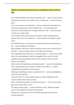 Medsci 142 Exam Questions Well Answered Latest Update 2026