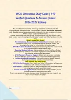 WGU Orientation Study Guide &vert; 149 Verified Questions & Answers &lpar;Latest 2026&sol;2027 Edition&rpar;&NewLine;