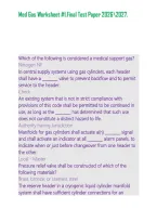 Med Gas Worksheet &num;1&period;Final Test Paper 20262027&period;&NewLine;&NewLine;&NewLine;