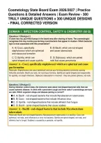 Cosmetology State Board Exam 2026&sol;2027 &vert; Practice Questions & Detailed Answers &vert; Exam Review